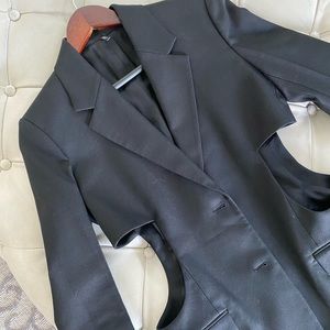 Helmut Lang cut out blazer size 2